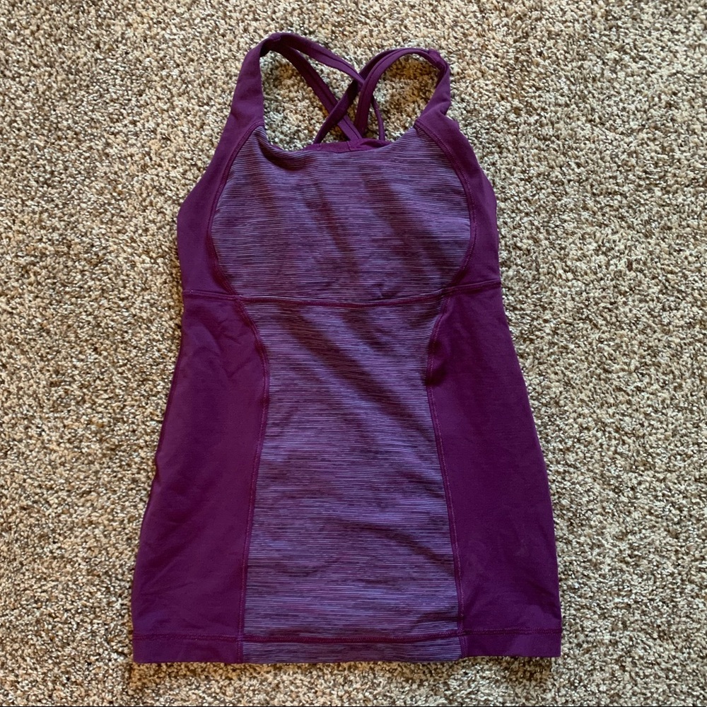 Lululemon Purple Tank Top